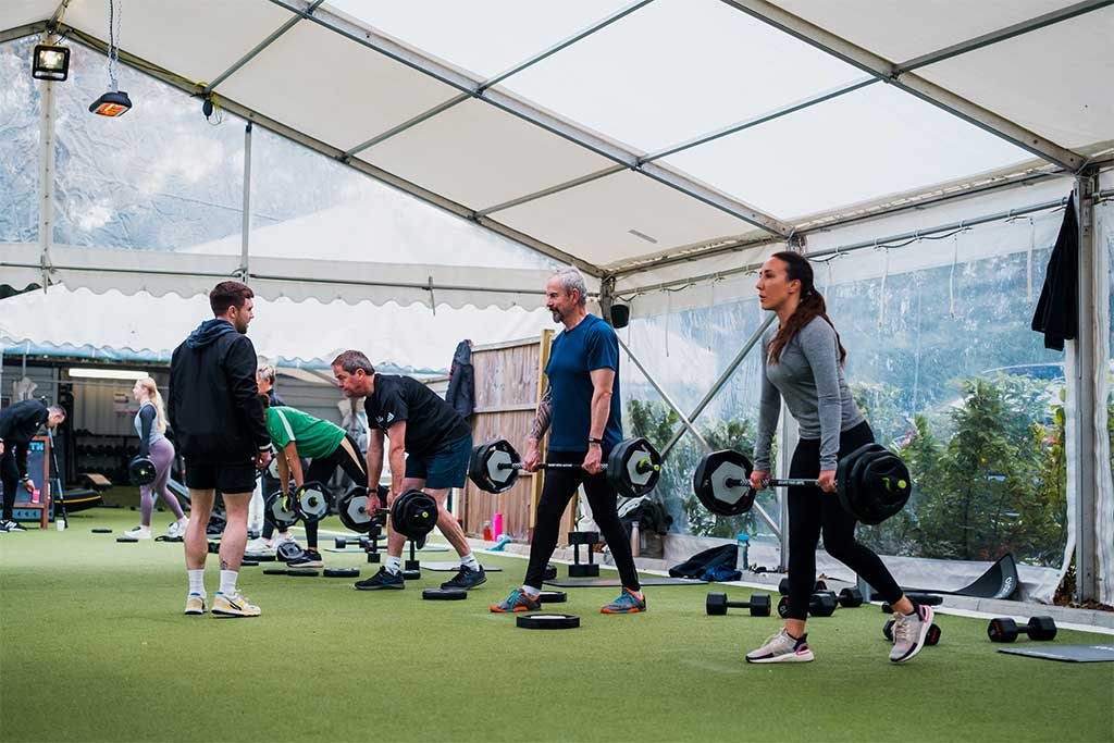 Outdoor Gym area at St George's Hill Lawn Tennis Club Surrey