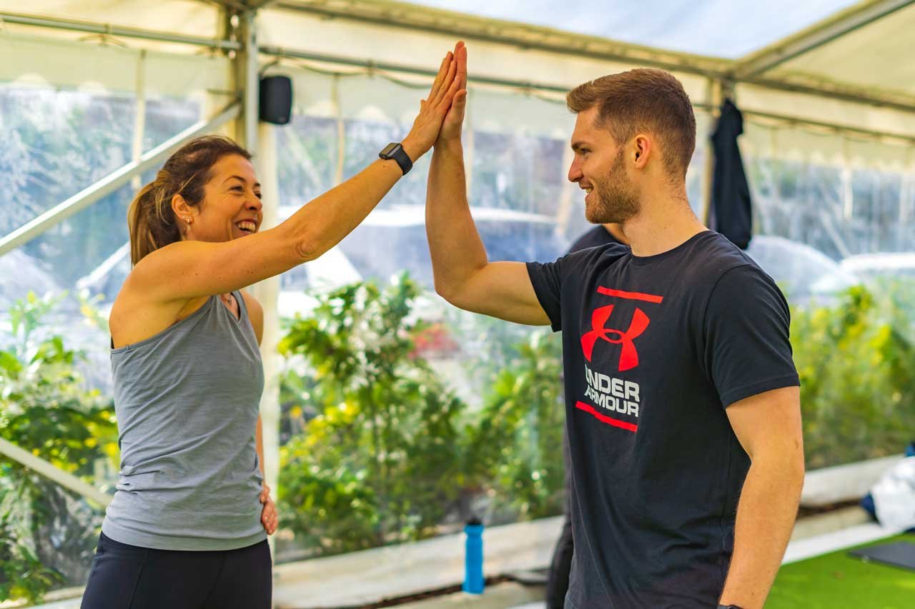 Personal training area at St George's Hill Lawn Tennis Club Surrey
