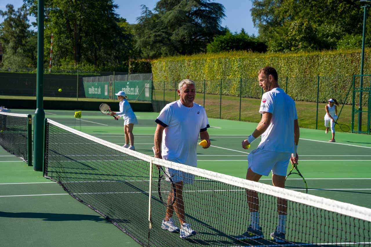 Tennis coaching at St George's Hill Lawn Tennis Club Surrey