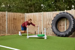 The outdoor gym at St. George's Hill Lawn Tennis Club