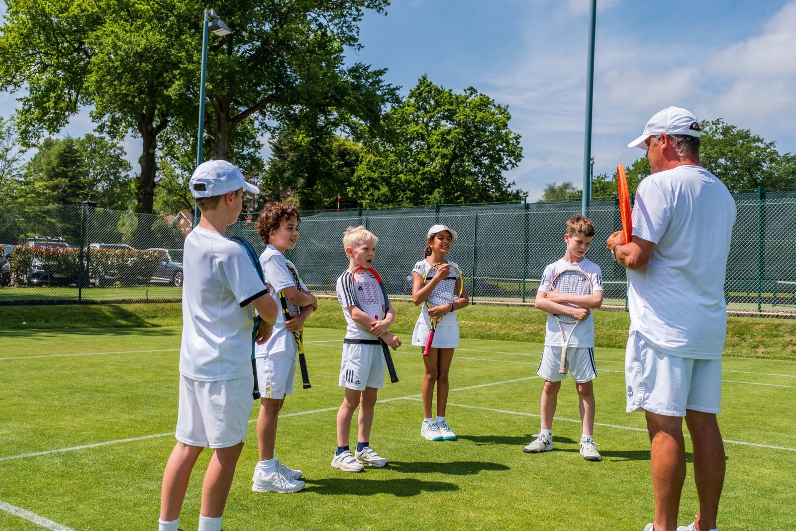 Junior tennis coaching